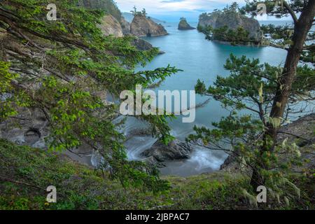 USA, Amerika, Oregon, Samuel S. Boardman, State Park, Secret Beach Stockfoto