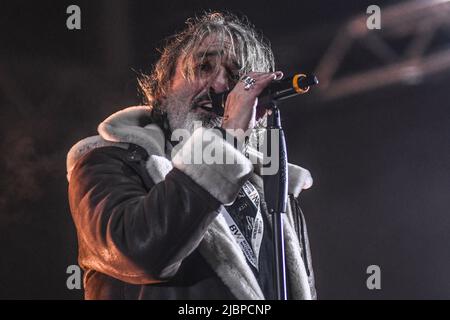 Mladen Vojicic Tifa. Goran Bregovic Band. Belgrad Neujahrskonzert 2021-2022 Stockfoto