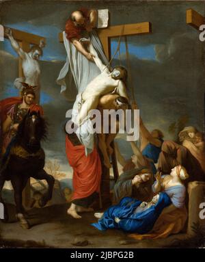 Die Kreuzabnahme von Charles Le Brun (1619–1690) Stockfoto