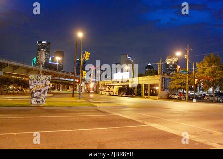 Gipsy Tearoom, Deep Ellum, Dallas, Texas, Vereinigte Staaten von Amerika. Stockfoto