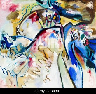 Wassily Kandinsky, Improvisation 21a, abstrakte Malerei in Öl auf Leinwand, 1911 Stockfoto