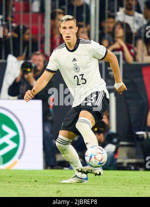 München, Deutschland. Juni 7. 2022: Nico Schlotterbeck, DFB 23 beim UEFA Nations League 2022 Spiel DEUTSCHLAND, UK. , . Am 07. Juni 2022 in München, Deutschland. Quelle: Peter Schatz/Alamy Live News Stockfoto