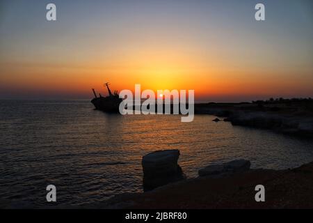 EDRO III Sonnenuntergang Stockfoto