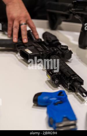 London, Großbritannien. 8.. Juni 2022. Counter Terror Expo und Forensics Europe Expo, Excel London Credit: Ian Davidson/Alamy Live News Stockfoto