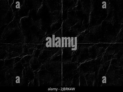 Grungy alte gefaltete Papier oder Pappe Textur, Overlay-Vorlage Stockfoto