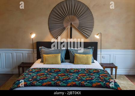 France, Sarthe, Le Mans, Bed and Breakfast le Henri IV, die Suite Stockfoto