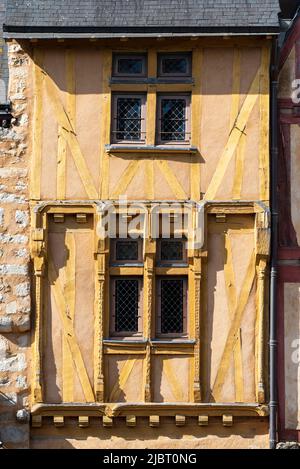 Frankreich, Sarthe (72), Le Mans, The Cite Plantagenet, Fachwerkhaus Stockfoto