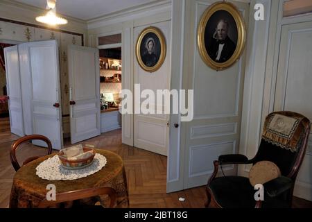 Frankreich, Jura, Arbois, La Maison de Louis Pasteur, Museum Stockfoto