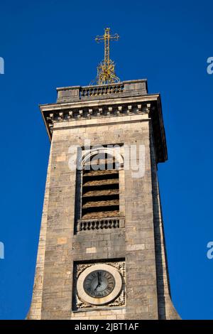 Frankreich, Doubs, Besancon, Place du 8-Septembre, Kirche Saint Pierre aus dem 18th. Jahrhundert, Fassade Stockfoto