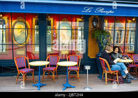 Frankreich, Paris, Saint-Germain-des-Pres, das Cafe Le Procope Stockfoto