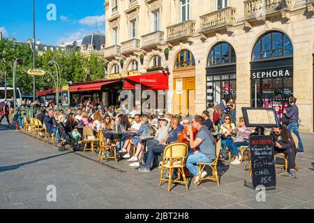 Frankreich, Paris, Cafe Saint-Michel Stockfoto