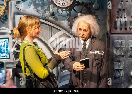 Frankreich, Paris, Grevin Museum, Wachsmuseum, Einstein Stockfoto