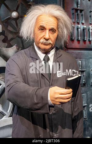 Frankreich, Paris, Grevin Museum, Wachsmuseum, Einstein Stockfoto