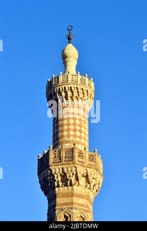 Ägypten, Kairo, islamisches Kairo, Altstadt, die von der UNESCO zum Weltkulturerbe erklärt wurde, Al Azhar Moschee Stockfoto