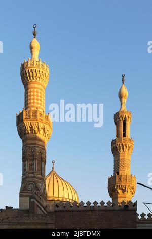 Ägypten, Kairo, islamisches Kairo, Altstadt, die von der UNESCO zum Weltkulturerbe erklärt wurde, Al Azhar Moschee Stockfoto