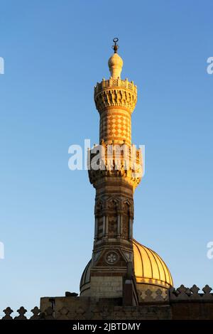 Ägypten, Kairo, islamisches Kairo, Altstadt, die von der UNESCO zum Weltkulturerbe erklärt wurde, Al Azhar Moschee Stockfoto