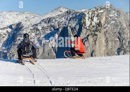 Österreich, Ausseerland, Tauplitzam Stockfoto