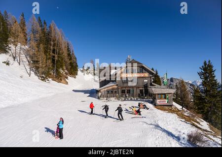 Österreich, Ausseerland, Tauplitzam Stockfoto