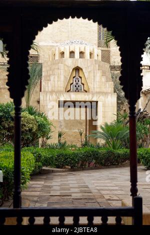 Ägypten, Kairo, islamisches Kairo, Altstadt, die von der UNESCO zum Weltkulturerbe erklärt wurde, Bayt al Suhaymi Häuser Stockfoto