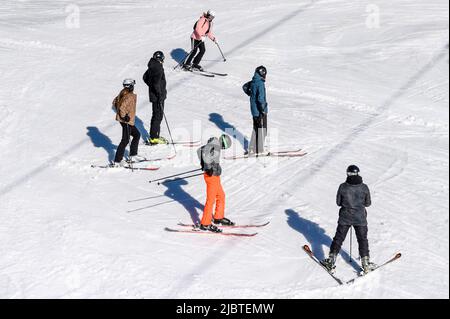 Österreich, Ausseerland, Tauplitzam Stockfoto