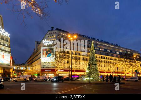 Frankreich, Paris, das Kaufhaus Galeries Lafayette zu Weihnachten Stockfoto