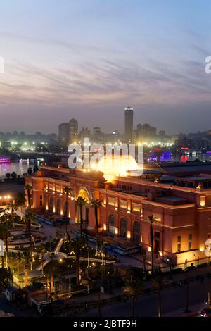 Ägypten, Kairo, Innenstadt, Ägyptisches Museum von Kairo Stockfoto