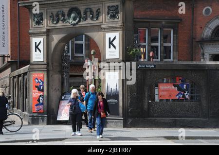 Kopenhagen /Dänemark/08 June 2022/Copenahen Museum bilding on vestervoldgde in danish capial. Foto..Francis Joseph Dean/Deanpictures). Stockfoto