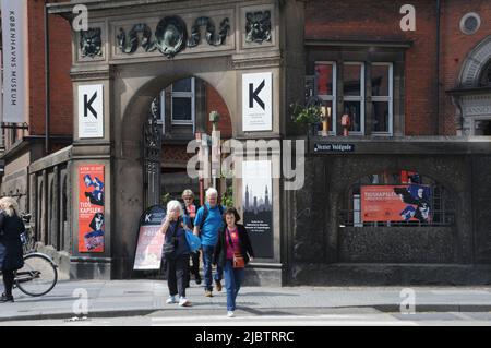 Kopenhagen /Dänemark/08 June 2022/Copenahen Museum bilding on vestervoldgde in danish capial. Foto..Francis Joseph Dean/Deanpictures). Stockfoto