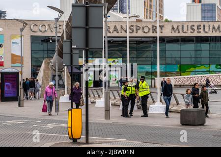 Coventry Transport Museum, Coventry, West Midlands, Großbritannien. Stockfoto