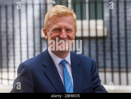 London, Großbritannien. 8.. Juni 2022. Oliver Dowden, Co-Vorsitzender der Konservativen Partei und Minister ohne Portfolio, in der Downing Street. Kredit: Karl Black/Alamy Live Nachrichten Stockfoto