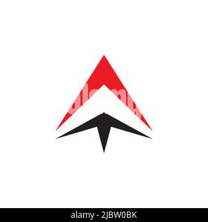 Logo mit Pfeil-Symbol Stock Vektor