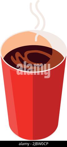 Pappbecher Kaffee Stock Vektor