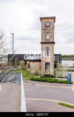 Clydeside Distillery, Stobcross Road, Glasgow, Schottland, Großbritannien Stockfoto