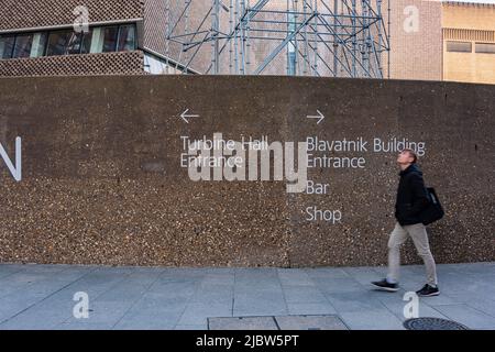 Außenansicht der Tate Modern, Bankside, London. Bitte Kredit: Phillip Roberts Stockfoto