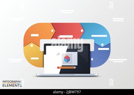 Infografik-Vektor Stock Vektor
