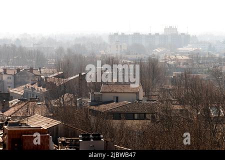 Avignon, Februar 17. 2019: Die Stadt Avignon in Südfrankreich Stockfoto