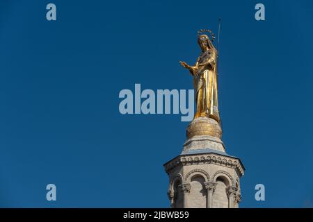 Avignon, Februar 17. 2019: Die Stadt Avignon in Südfrankreich Stockfoto