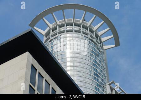 Westend Tower, DZ Bank, Mainzer Landstraße, Westendstraße, Frankfurt am Main, Hessen, Deutschland Stockfoto