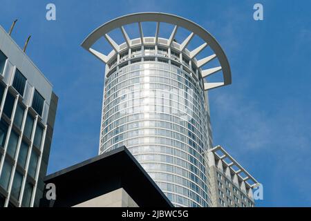 Westend Tower, DZ Bank, Mainzer Landstraße, Westendstraße, Frankfurt am Main, Hessen, Deutschland Stockfoto