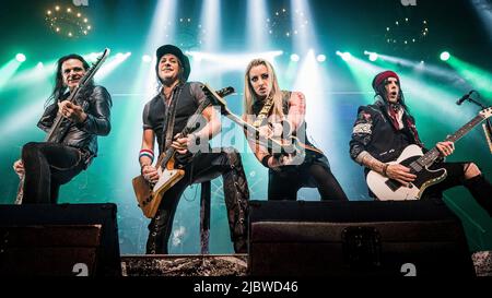 Alice Cooper Band zusammen beim Konzert in Oslo am 7. Juni 2022 Stockfoto