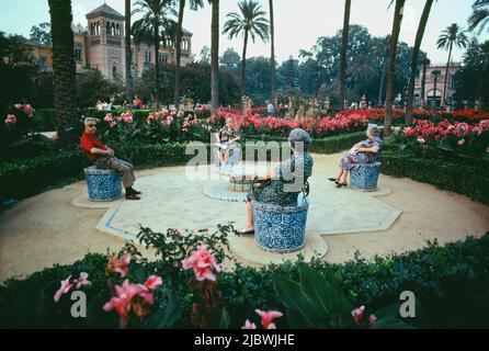 PlazaDeAmerica Sevilla Spanien Stockfoto