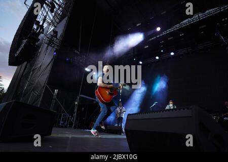 Madrid, Spanien. 08.. Juni 2022. James Blunt tritt am Mittwoch, dem 8. Juni 2022, beim Escena Music Festival in Madrid auf Quelle: CORDON PRESS/Alamy Live News Stockfoto