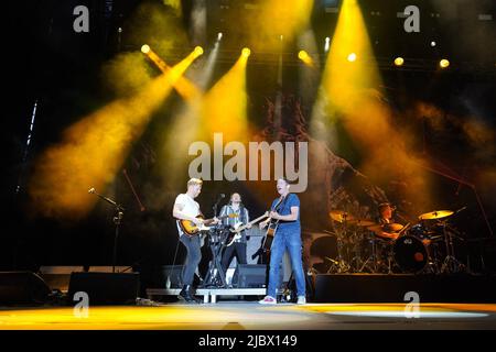 Madrid, Spanien. 08.. Juni 2022. James Blunt tritt am Mittwoch, dem 8. Juni 2022, beim Escena Music Festival in Madrid auf Quelle: CORDON PRESS/Alamy Live News Stockfoto