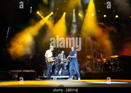 Madrid, Spanien. 08.. Juni 2022. James Blunt tritt am Mittwoch, dem 8. Juni 2022, beim Escena Music Festival in Madrid auf Quelle: CORDON PRESS/Alamy Live News Stockfoto