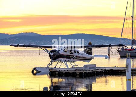 Rund Um Hobart - Constitution Dock Area Stockfoto