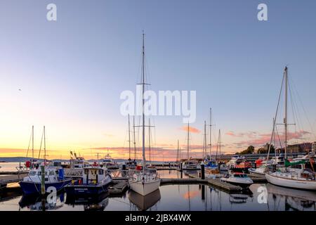 Rund Um Hobart - Constitution Dock Area Stockfoto