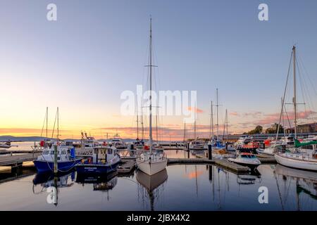 Rund Um Hobart - Constitution Dock Area Stockfoto