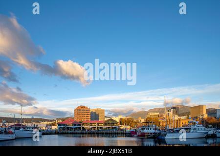 Rund Um Hobart - Constitution Dock Area Stockfoto