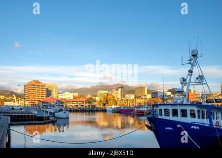 Rund Um Hobart - Constitution Dock Area Stockfoto