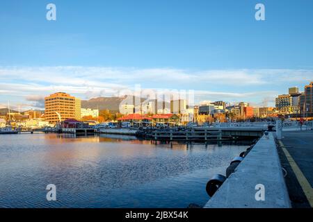 Rund Um Hobart - Constitution Dock Area Stockfoto